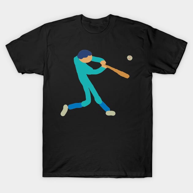 Baseball T-Shirt by Mark Ewbie